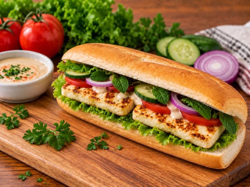 Halloumi Sandwich | Naama Restaurant Kuwait - Naama Restaurant Kuwait