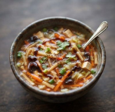 Hot Sour Veg Soup