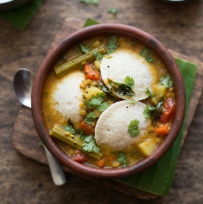 Idli Sambar 3 Pcs