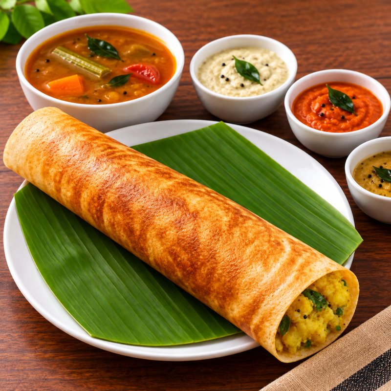 Masala Dosa | Naama Restaurant Kuwait - Naama Restaurant Kuwait