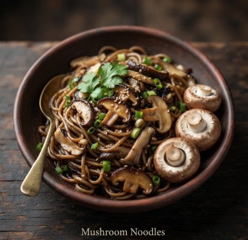 Mushroom Noodles | Naama Restaurant Kuwait - Naama Restaurant Kuwait