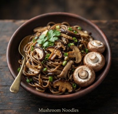 Mushroom Noodles