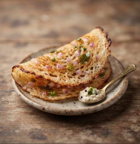 Rava Onion Dosa | Naama Restaurant Kuwait - Naama Restaurant Kuwait