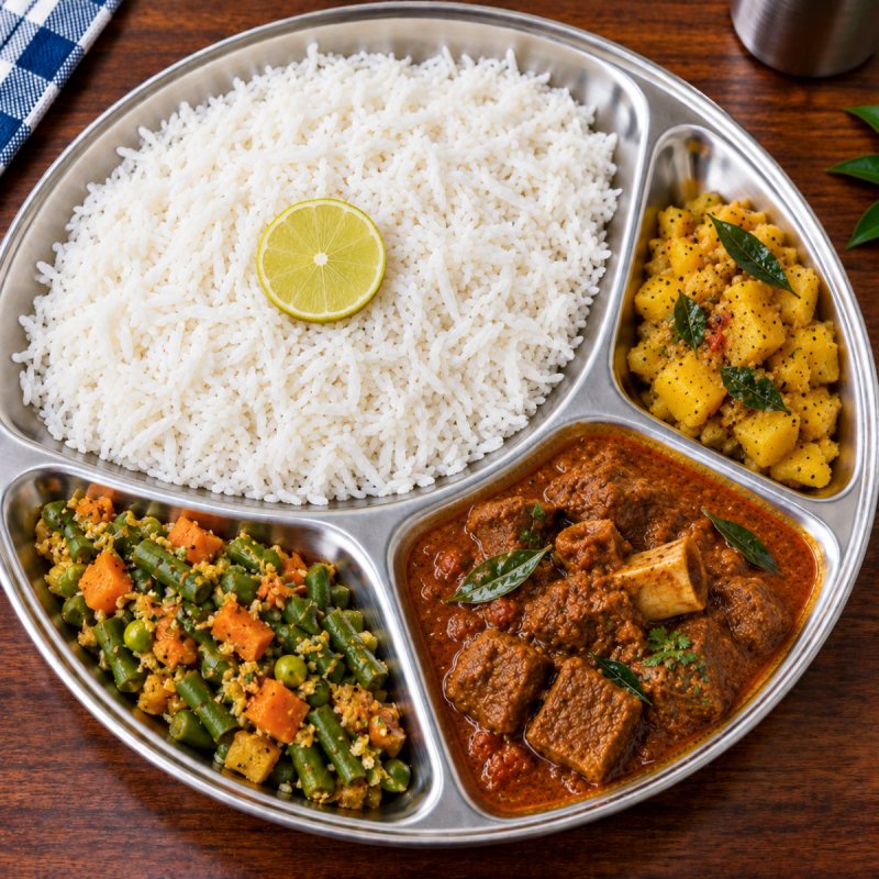 Rice with Mutton Curry | Naama Restaurant Kuwait - Naama Restaurant Kuwait