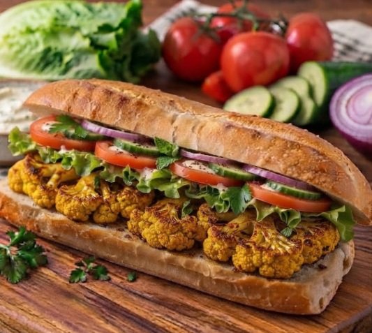 Zahra (Cauliflower) Sandwich | Naama Restaurant Kuwait - Naama Restaurant Kuwait